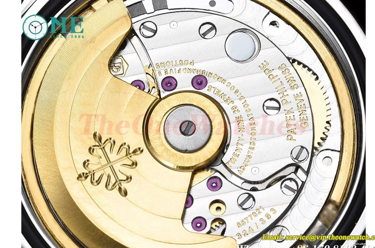 TWF Diamond Red RU Ladies SS Aquanaut 35mm A324 Bezel 0410